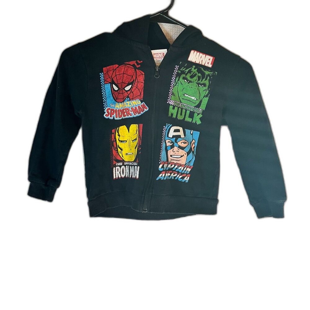 Marvel Full Zip Avengers Hoodie Children's size 6